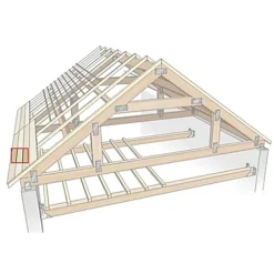 Volige traitée 150 x 14 mm L.4 m classe 2- Bois De Charpente