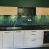 Concept Mosaïque Véritable BEJMAT artisanal marocain 4.5 x 14.5 cm VERT- Faïence Unie|Faïence Pour Cuisine