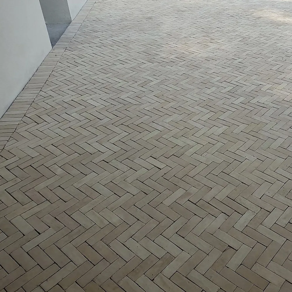 Concept Mosaïque Véritable BEJMAT artisanal marocain 4.5 x 14.5 cm NATUREL- Faïence Unie|Faïence Pour Pièce À Vivre