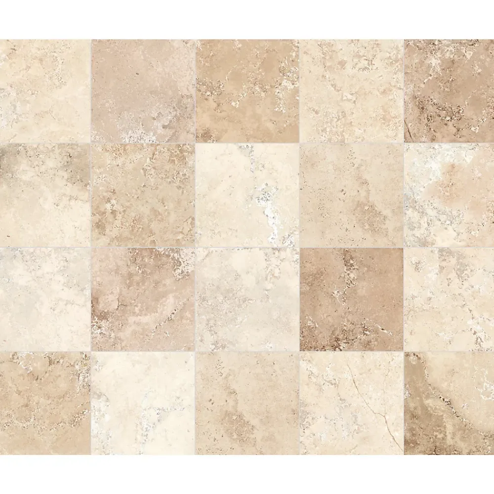Allocarrelage Carrelage Extérieur Et Terrasse<60x60ép. 20mm Grès Cérame Imitation TRAVERTIN Antic R11 -