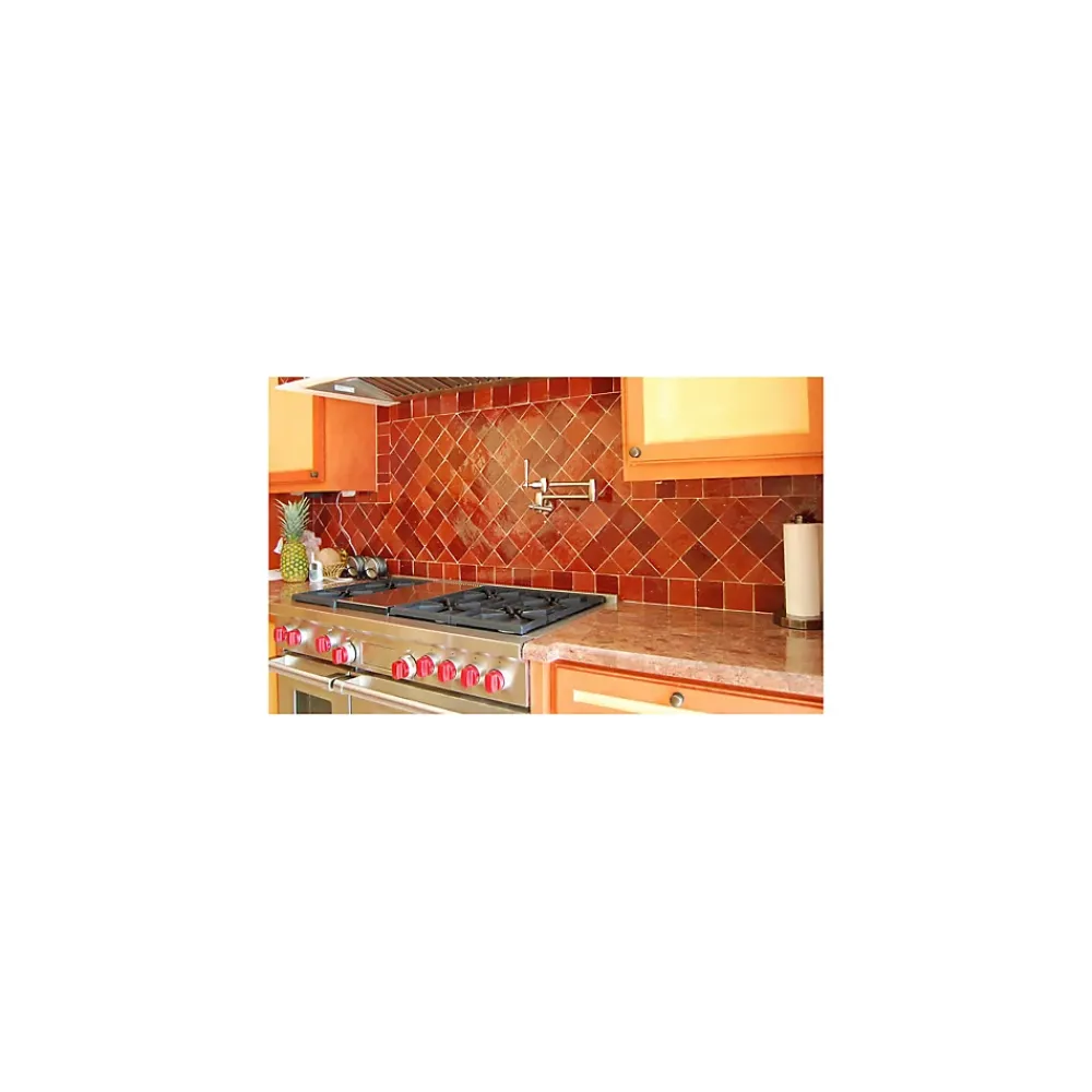Gioia Materia Zellige Marocain traditionnel couleur : Anthracite - 40 - format : 5x5 cm sur plaque de 30x30 cm -- Faïence Pour Pièce À Vivre|Faïence Pour Wc